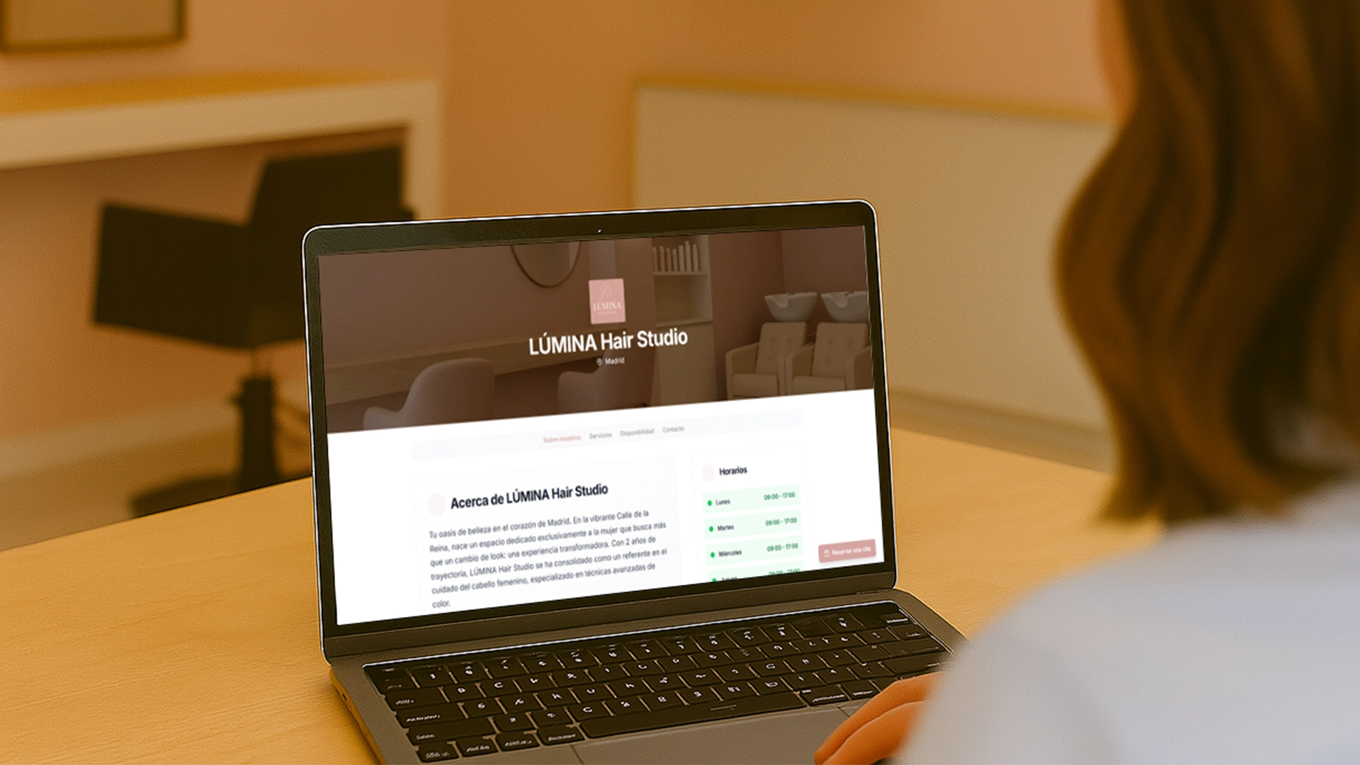 Crear página web en minutos con CitaFlow